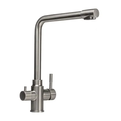 Смеситель для кухни под осмос Globus Lux ALPEN SUS-0888-1 сталь